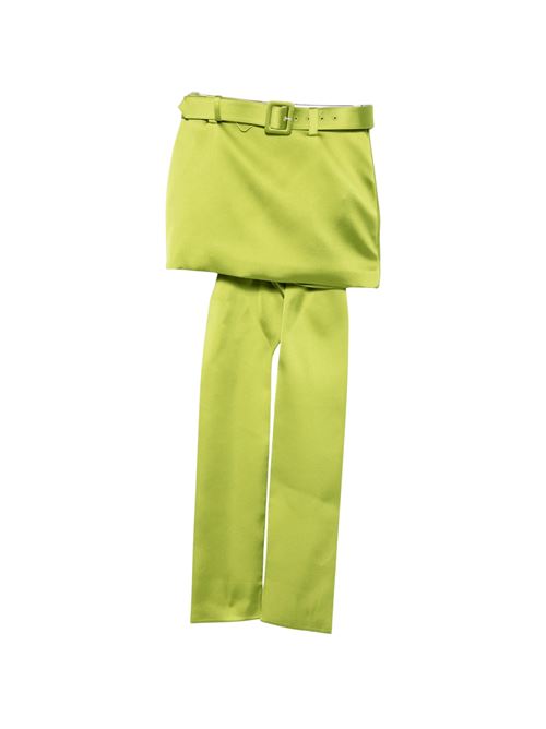 Gonna maxi bow SELF PORTRAIT | AW26008SKGGREEN